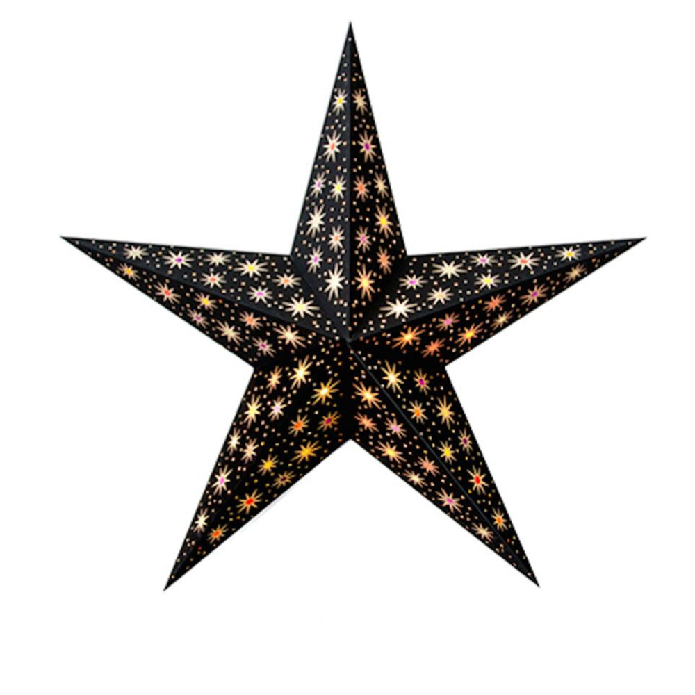 Starlet Black - Hanging Starlightz Lantern — Design Warehouse